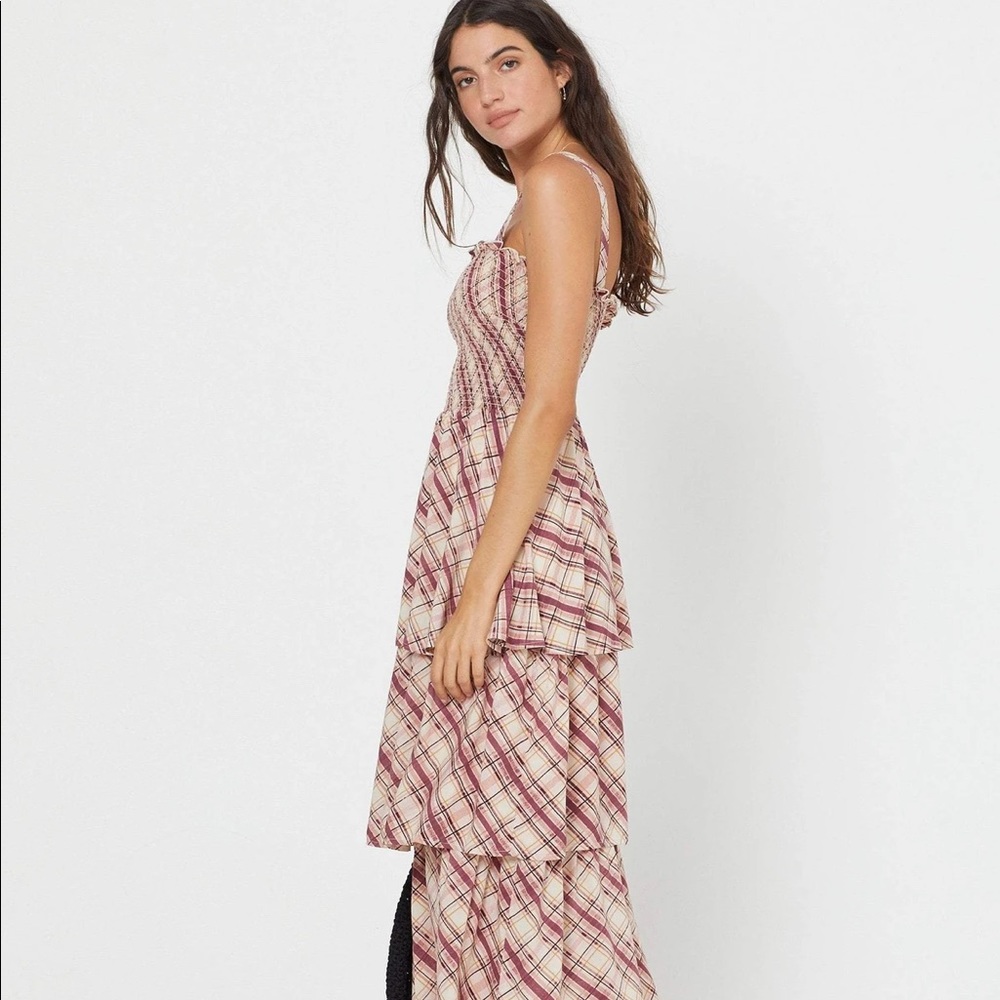 *SALE* Auguste | Nordstrom Plaid Tiered Maxi Dress